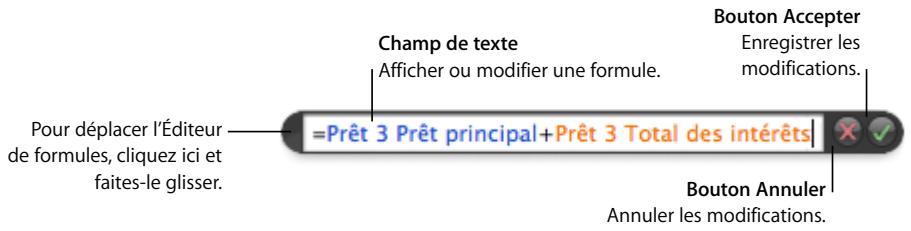 APPLE NUMBERS - Outils de formule - 1
