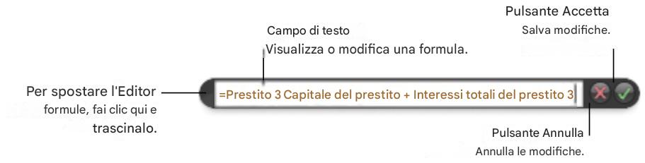 APPLE NUMBERS - Strumenti per le formule - 1