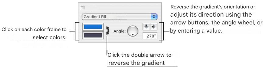 APPLE NUMBERS - To modify the fill color of an object using the Graphics Inspector: - 1