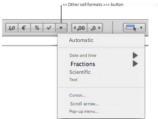 APPLE NUMBERS - Using Scientific notation format - 1