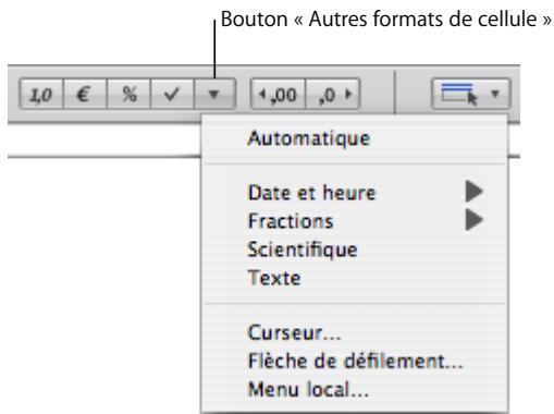 APPLE NUMBERS - Utilisation d'une case et d'autres formats de contrôle - 2