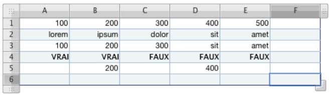 APPLE NUMBERS - Remarques - 1