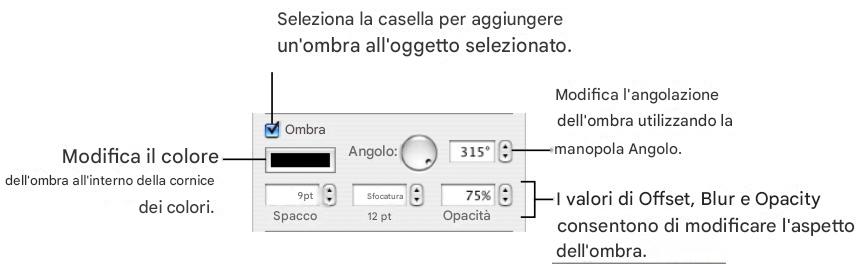 APPLE NUMBERS - Aggiunta di ombre - 1