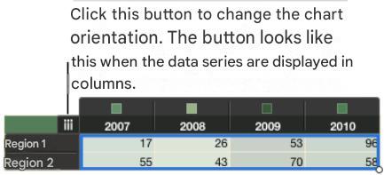APPLE NUMBERS - Modifying the plot orientation - 1