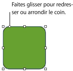 APPLE NUMBERS - Modification d'un rectangle aux coins arrondis - 1