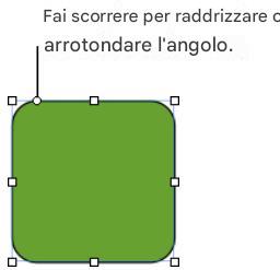APPLE NUMBERS - Modifica di un rettangolo con angoli arrotondati - 1