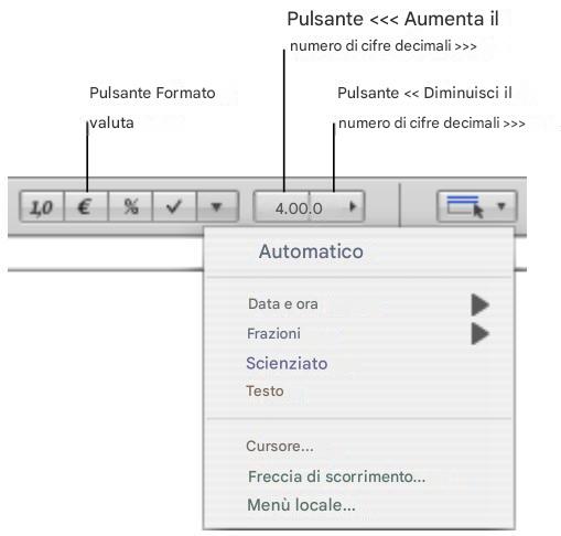 APPLE NUMBERS - Utilizzando il formato valuta - 1