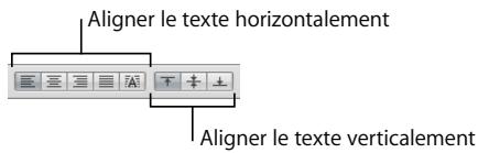 APPLE NUMBERS - Définition de l'alignement, de l'espacement et de la couleur du texte - 2