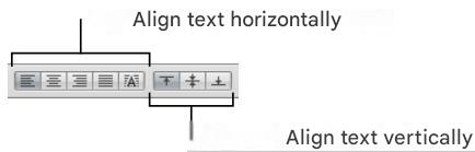 APPLE NUMBERS - Setting text alignment, spacing, and color - 2
