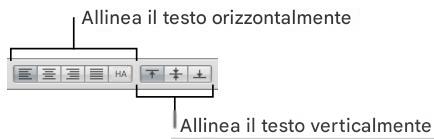 APPLE NUMBERS - Impostazione dell'allineamento, della spaziatura e del colore del testo - 2