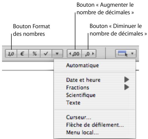 APPLE NUMBERS - Utilisation du format numérique - 1