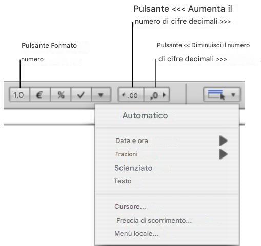 APPLE NUMBERS - Utilizzando il formato digitale - 1