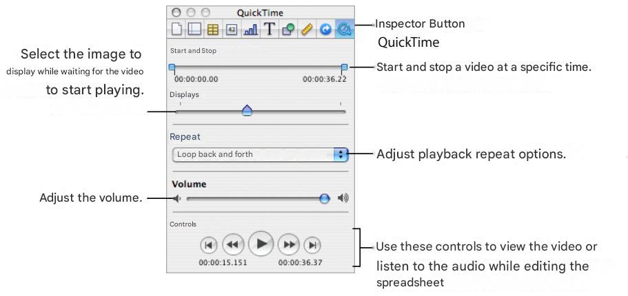APPLE NUMBERS - To set playback preferences: - 1