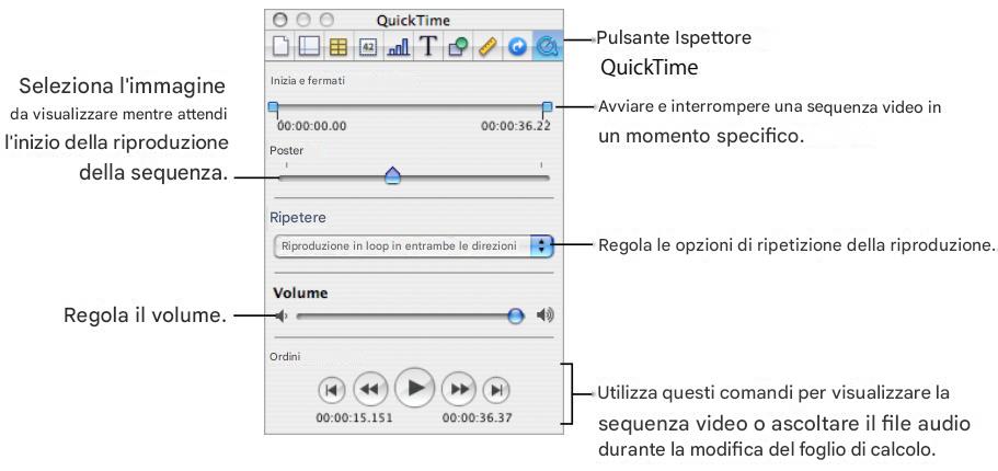 APPLE NUMBERS - Per impostare le preferenze di lettura: - 1