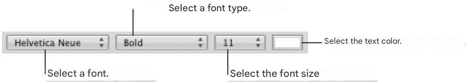 APPLE NUMBERS - Using text in cells - 2