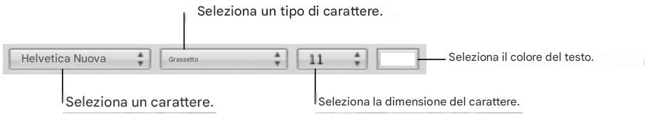 APPLE NUMBERS - Utilizzo del testo nelle celle - 2