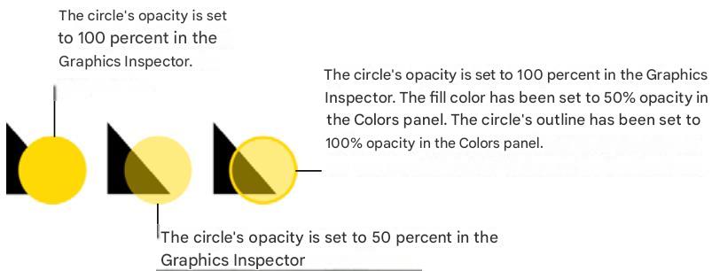 APPLE NUMBERS - Adjusting opacity - 2