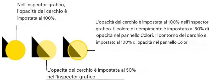 APPLE NUMBERS - Regolazione dell'opacità - 2