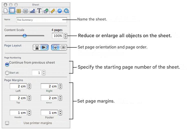 APPLE NUMBERS - Dividing a sheet into pages - 2