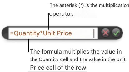 APPLE NUMBERS - Guided tour of using formulas - 2