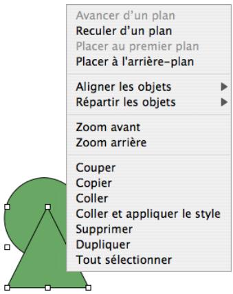 APPLE NUMBERS - Pour ouvrir un menu contextuel : - 1