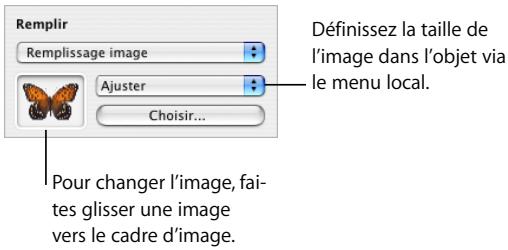 APPLE NUMBERS - Pour remplir un objet avec une image : - 1