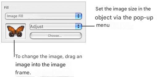 APPLE NUMBERS - To fill an object with an image: - 1