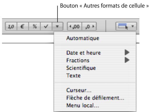 APPLE NUMBERS - Utilisation du format texte - 1