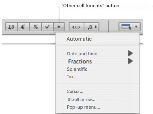 APPLE NUMBERS - Using Text format - 1