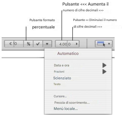 APPLE NUMBERS - Utilizzando il formato percentuale - 1