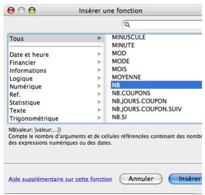 APPLE NUMBERS - Outils de formule - 3