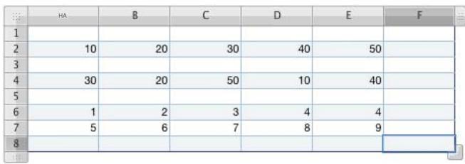 APPLE NUMBERS - Esempi - 1