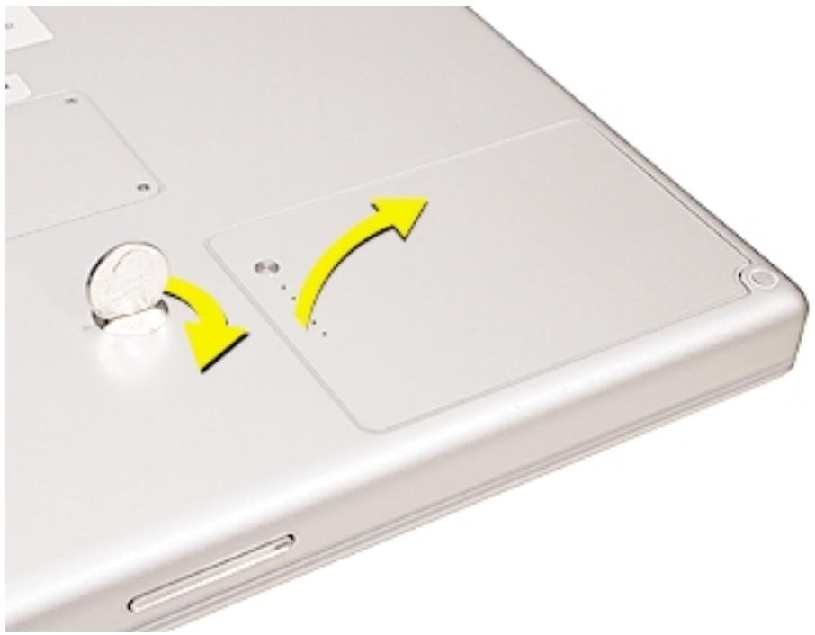APPLE POWERBOOK G4 15 POUCES - Ouverture de l'ordinateur - 1