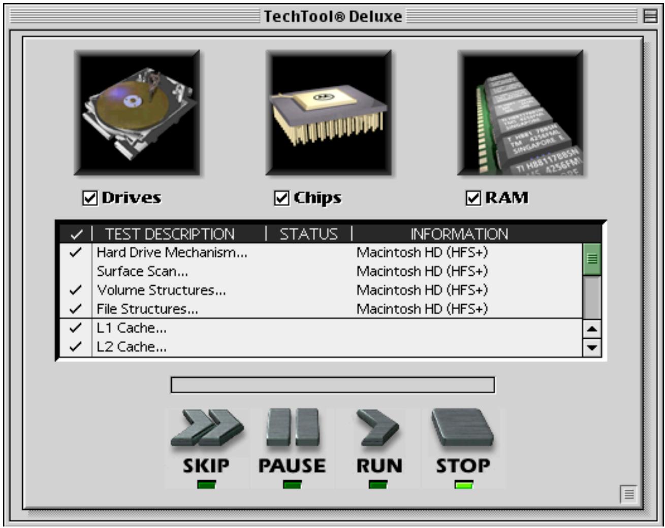 APPLE TECHTOOL DELUXE 2.5.7 - Sélectionnez l'interface. - 2