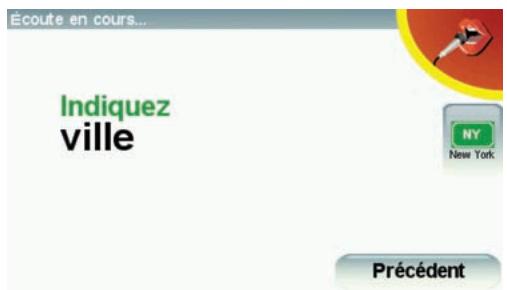 TOMTOM GO 720 - Planification d'un trajet à l'aide de la reconnaissance vocale - 4