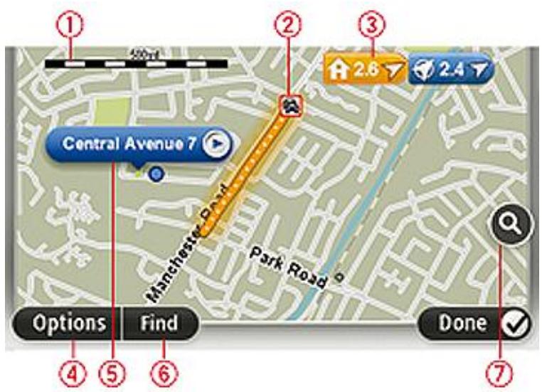 TOMTOM PRO 5150M TRUCK LIVE - Afficher la carte - 1