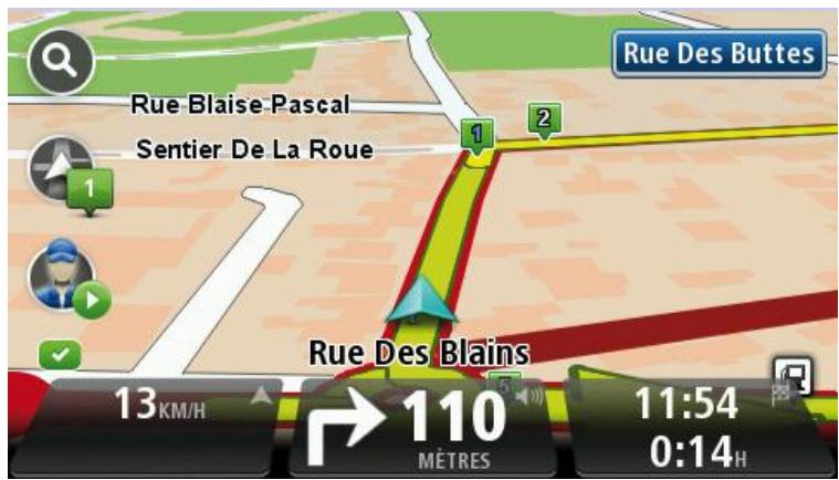 TOMTOM PRO 5150M TRUCK LIVE - À propos des itinéaires prédéfinis - 2