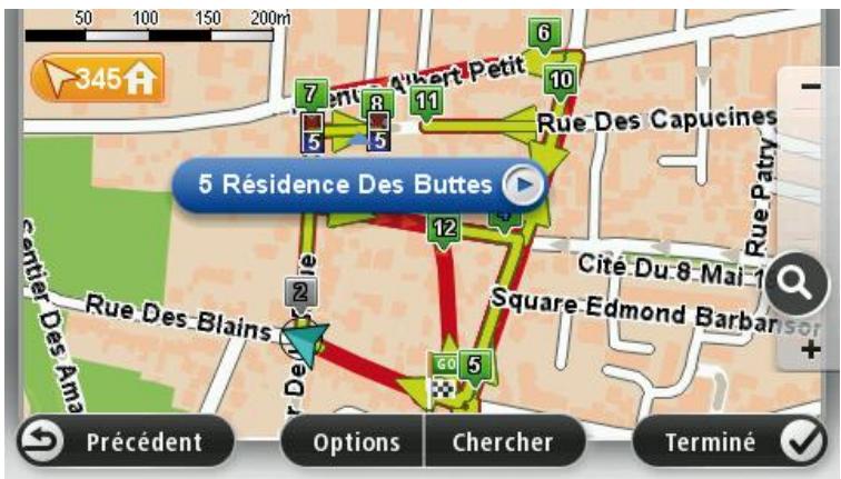 TOMTOM PRO 5150M TRUCK LIVE - Ignore des étapes avec la carte - 2