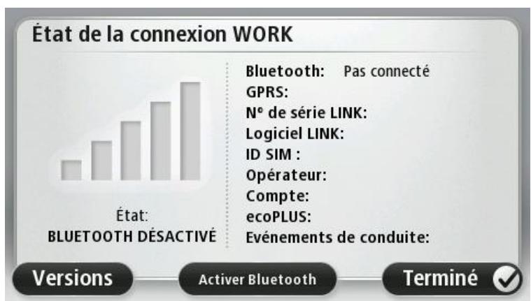 TOMTOM PRO 5150M TRUCK LIVE - État de connexion - 2