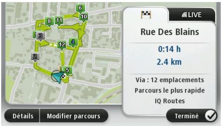 TOMTOM PRO 5150M TRUCK LIVE - Ignore des étapes figurant dans la liste - 2