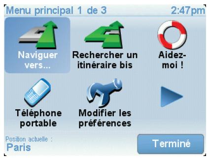 TOMTOM RIDER PREMIUM PACK, RIDER V2 - Menu principal - 1
