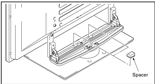 PIONEER PDK-TS05 - Inserting the spacers. - 1