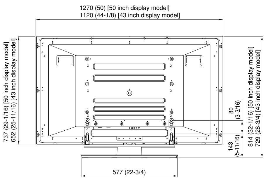 PIONEER PDK-TS05 - When installing speakers at the bottom of the plasma display - 3