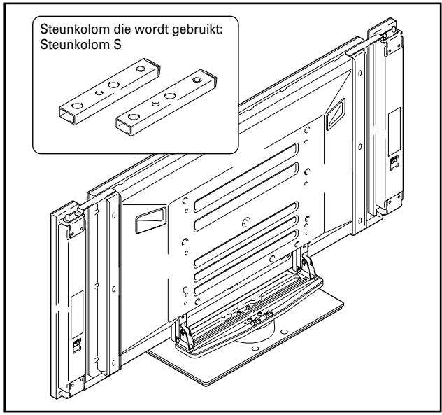 PIONEER PDK-TS05 - Kies de steunkolommen die moeten worden aangebracht. - 1