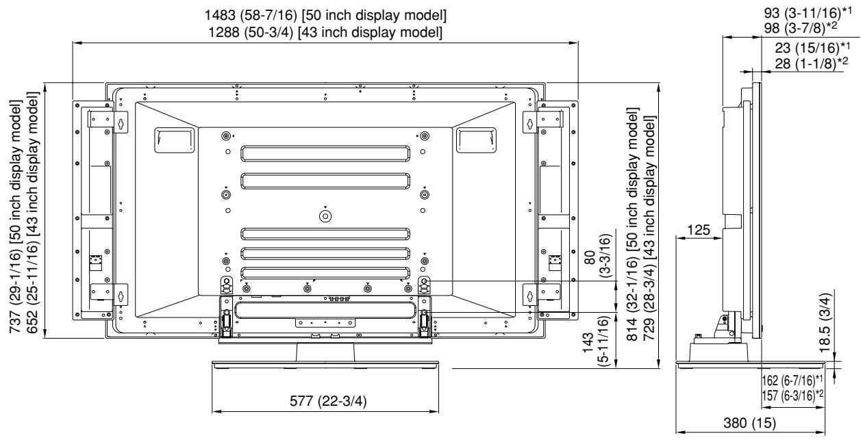 PIONEER PDK-TS05 - When installing speakers on both sides of the plasma display - 1