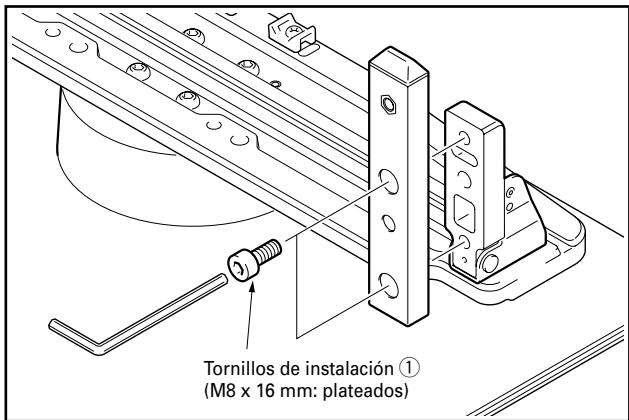 PIONEER PDK-TS05 - Asegure la columna en el soporte mediante los Tornillos de instalación (4 positions a la derecha e izquierda). - 1