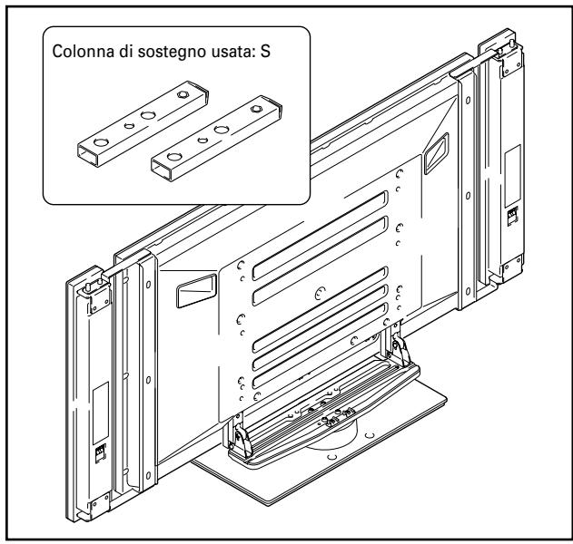 PIONEER PDK-TS05 - Scegliete le colonne di sostegno da fissare. - 1