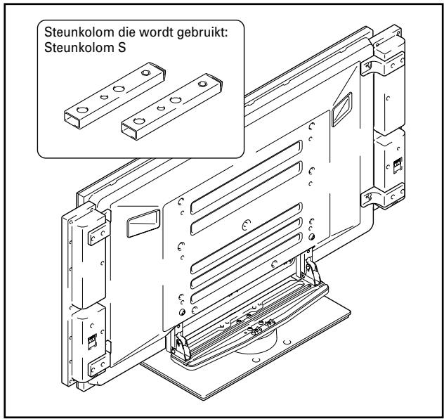 PIONEER PDK-TS05 - Kies de steunkolommen die moeten worden aangebracht. - 2