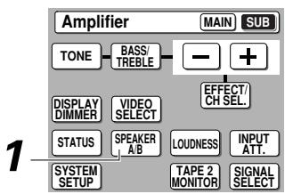 PIONEER VSA-AX10I-S - Pour commuter le système acoustique A/B - 1
