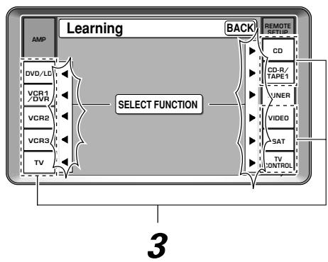 PIONEER VSA-AX10I-S - Pour programmer des signaux depuis d'autres télécommandes (mode LEARNING) - 3